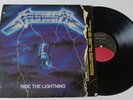 Metallica - Ride The Lightning Vinyl LP - 1984 Elektra - Plays VG+ - Sleeve Worn