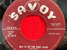 Four Buddies - See You Smile Again / I Will Wait - Savoy - RARE DOOWOP SOUL 45