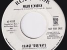 WILLIE KENDRICK Change Your Ways NORTHERN SOUL 45 Whats That On Your Finger HEAR
