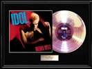 BILLY IDOL REBEL YELL WHITE GOLD SILVER PLATINUM TONE RECORD LP RARE