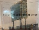 R.E.M. Strange Currencies limited edition coloured vinyl with badge (sealed)