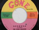 doo wop popcorn 45 THE FOUR SEASONS Bermuda Spanish Lace GONE VG+ HEAR record