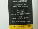 PAUL McCARTNEY LP Choba B CCCP 180g Audiophile YELLOW VINYL  SEALED Beatles