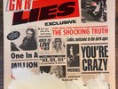 Guns N' Roses ‎  G N' R Lies   LP Vintage 1989 Vinyl VG/VG+ Condition Torn Cover
