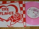 THE PLAGUE - IN LOVE - PINK VINYL - POSTER SLEEVE - EVOLUTION - 1979 - EXCELLENT