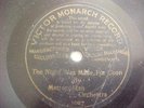 Victor-MONARCH Record #1027 One Sided 7 Inch 78 rpm - THE METROPOLITAN ORCHESTRA