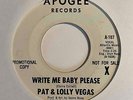 Mod Garage Dancer 45 PAT & LOLLY VEGAS Write Me Baby Please/Marci-Parci Quetzal