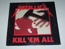 METALLICA Kill Em All LP ORIG 1983 Elektra Club Press No Barcode RARE Record  VG