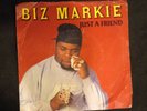 Rare 90's 45 RPM Just A Friend BIZ MARKIE On WB Records / With Picture Sleeve