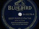 Artie Shaw Orch w/ Helen Forrest 78 Deep Purple / Pastel Blue EE+ / EE- SH3F