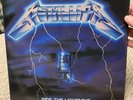 METALLICA Ride The Lightning MEGAFORCE LP VG+ 1st pressing w/ merch insert