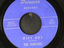 SURFARIS: wipe out / surfer joe PRINCESS 7