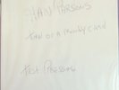 THE ALAN PARSON PROJECT Turn of a Friendly Cards LP TEST PRESSING SEALED