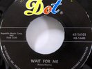 The EMBERS 45 Wait For Me / Couldn't Wait Any Longer DOT Mint- doowop  Kz 928