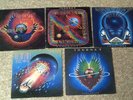 5 journey Vinyl Records. Journey, Departure, Evolution, Escape & Frontiers