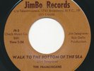 FRANCISCANS Walk To The Bottom Of The Sea JIMBO Doo Wop R&B Popcorn 45 Hear