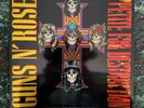 EX/EX GUNS N ROSES Appetite For Destruction VINYL LP BANNED sleeve