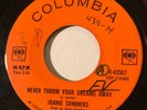 NORTHERN SOUL Joanie Sommers NEVER THROW YOUR DREAMS AWAY Columbia 45 Canadian