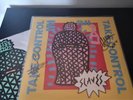 Slaves Take Control Signed Vinyl.  A4 Sticker.  Red Vinyl. Mint. Ltd 1000 only.