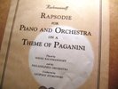 1934 Sergei RACHMANINOFF Plays PAGANINI VARIATIONS Piano Stokowski Victor M-250