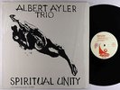 Albert Ayler Trio - Spiritual Unity LP - Base Record Italy Later Press Mono VG+
