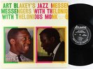 Art Blakey's Jazz Messengers w/ Thelonious Monk - S/T LP - Atlantic Mono DG VG++