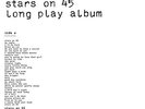 Stars On 45 Long Play Album (Vinyl) 12