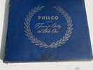 RARE PHILCO DEMONSTRATION DEALER RECORD SET78 FOR 8 RADIO PHONOGRAPH MODELS