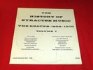 V/A - The History of Syracuse Music Vol. 1 LP (1971) Original GARAGE/PSYCH