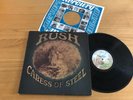 RUSH...CARESS OF STEEL..RARE USA FIRST ISSUE ALBUM + INNER...MERCURY..SRM 1-1046