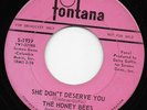 THE HONEY BEES SHE DON'T DESERVE YOU NORTHERN SOUL 45 VG+