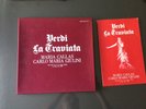 2 LP Verdi La traviata Giulini Callas Di Stefano Bastianini 1955 La Scala Japan