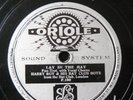 HARRY ROY BAT CLUB BOYS ORIOLE Lay In The Hay (Cheeky)/ Tiger Rag (V+) Rare
