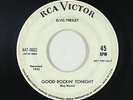 Elvis Presley 45 - Good Rockin' Tonight - RCA Victor - mp3 - promo