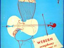 WEBERN SYMPHONY STRING QUARTET Op 5 & 9 RENE LEIBOWITZ PRO ARTE / DIAL 7 MONO LP