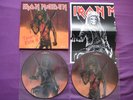 iron maiden 2LP PICTURE DISC VINYL - FANCLUB EDITION - TAUTON EXILE 81 + POSTER