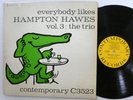 HAMPTON HAWES Everybody Likes Vol. 3 The Trio LP Jazz Play graded     a3285