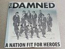 THE DAMNED 7” RED VINYL  A NATION FIT FOR HEROES LIMITED EDITION