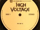 RADIO SHOW: HIGH VOLTAGE, DATE: 3/20/89, 2 LPs/2 HRs, QUALITY: VG+, EX