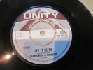 Rare SLIM SMITH & PAULETTE Let It Be Me 7'' UNITY UN513 Strong VG+