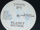 Planet Patrol Play At Your Own Risk Vinyl Record Original Pressing Near Mint