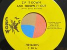 funk instro 7” FIREBIRDS Zip It Down and Throw It  Mp3 Crow EX Rare Detroit