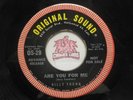 Billy Young – Glendora / Are You For Me, 45 RPM G+, (5L)