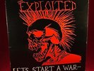 THE EXPLOITED Let's Start A War Said Maggie One Day 1983 UK vinyl LP original