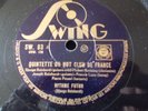 78 tours  Django Reinhardt .... rythme futur / Blues SW 83