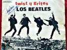 THE BEATLES -  TWIST AND SHOUT + 3 - EP with PS- RARE - URUGUAY