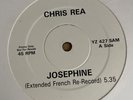CHRIS REA JOSEPHINE ( extended French re-record) 12” Vinyl YZ 427 SAM