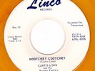 Rockabilly 45 CURTIS LONG & Rhythm Rockers - Hootchey Cootchey LINCO Yellow RE