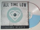 All Time Low - Future Hearts Blue/White Split Vinyl Record LP (x/1000)
