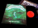 METALLICA/RIDE THE LIGHTNING/GREEN COVER/HARD ROCK/BERNETT REC/FRENCH PRESS LP